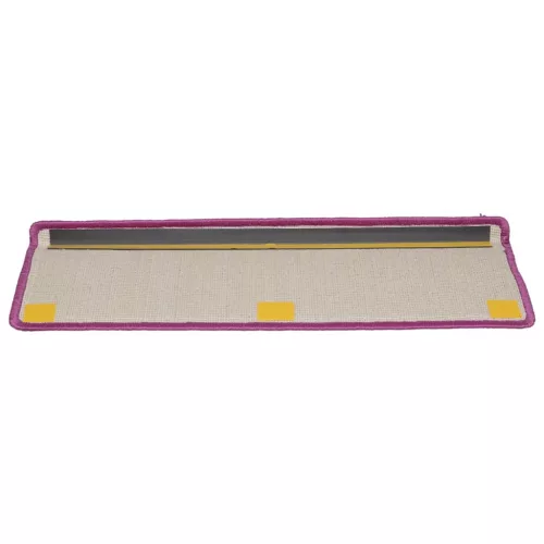 10 db lépcsőszőnyeg 65 x 21 x 4 cm lila téglalap alakú széllel