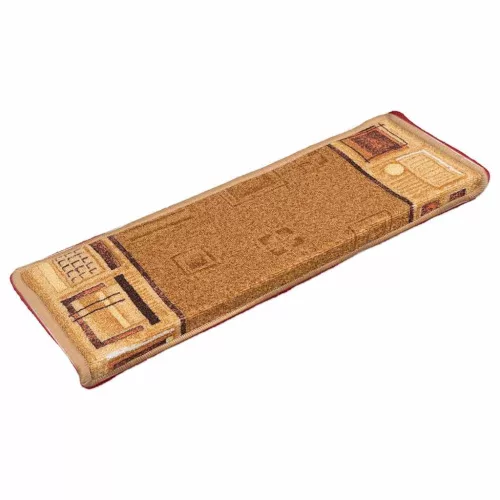 5 db bézs öntapadó lépcsőszőnyeg 65x21x4 cm