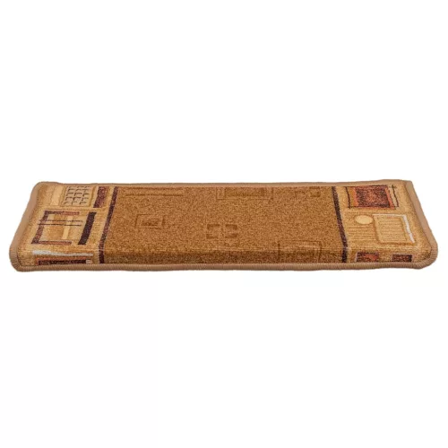 5 db bézs öntapadó lépcsőszőnyeg 65x21x4 cm