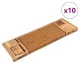 10 db bézs öntapadó lépcsőszőnyeg 65x21x4 cm