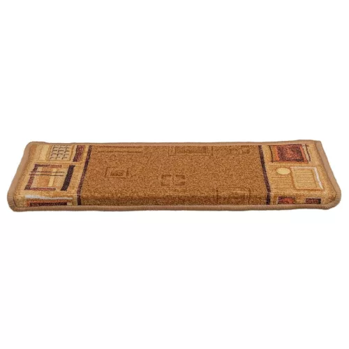 10 db bézs öntapadó lépcsőszőnyeg 65x21x4 cm