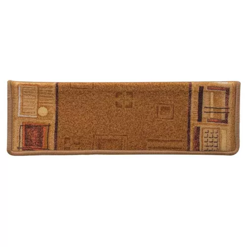 10 db bézs öntapadó lépcsőszőnyeg 65x21x4 cm