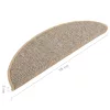 15 db barna félkör alakú lépcsőszőnyeg 56 x 17 x 3 cm