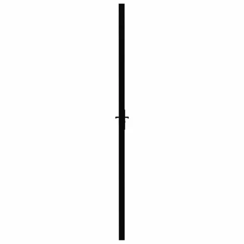 Fekete ESG üveg és alumínium beltéri ajtó 83 x 201,5 cm