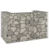 Horganyzott acél gabionfal szemeteskukákhoz 180 x 100 x 110 cm