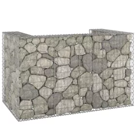   Horganyzott acél gabionfal szemeteskukákhoz 180 x 100 x 110 cm