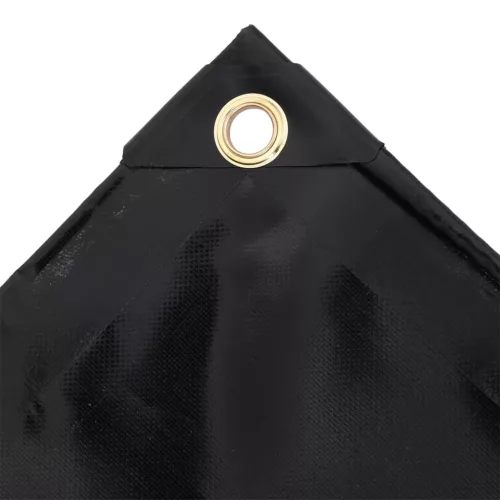 Fekete takaróponyva 650 g/m² 2 x 3 m