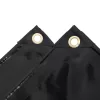 Fekete takaróponyva 650 g/m² 1,5 x 6 m