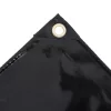 Fekete takaróponyva 650 g/m² 1,5 x 10 m