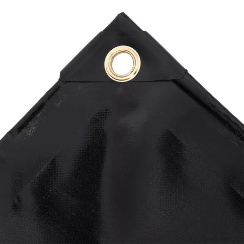 Fekete takaróponyva 650 g/m² 3,5 x 2,5 m
