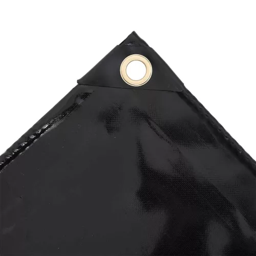 Fekete takaróponyva 650 g/m² 3,5 x 2,5 m