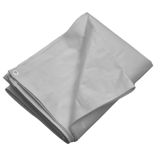 Szürke HDPE takaróponyva 260 g/m² 4 x 8 m