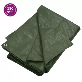 Zöld HDPE takaróponyva 180 g/m² 4 x 6 m