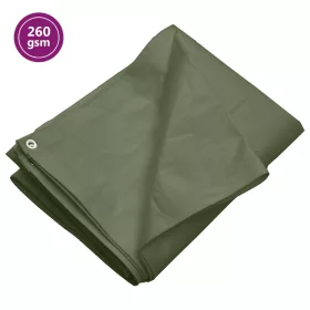 Zöld HDPE takaróponyva 260 g/m² 3 x 5 m