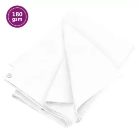 Fehér HDPE takaróponyva 180 g/m² 6 x 10 m