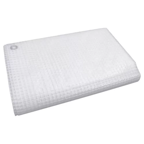 Fehér Leno takaróponyva 140 g/m² 6 x 12 m