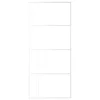 Fehér ESG üveg és alumínium tolóajtó 90x205 cm