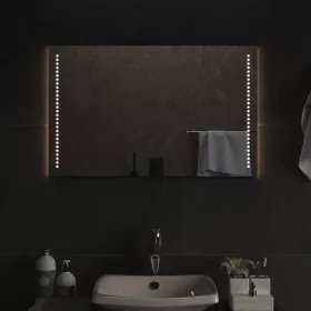 LED-es fürdőszobatükör 80 x 50 cm