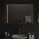 LED-es fürdőszobatükör 80x60 cm