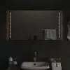 LED-es fürdőszobatükör 90x50 cm