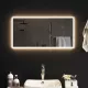 LED-es fürdőszobatükör 80 x 40 cm