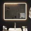 LED-es fürdőszobatükör 80x60 cm