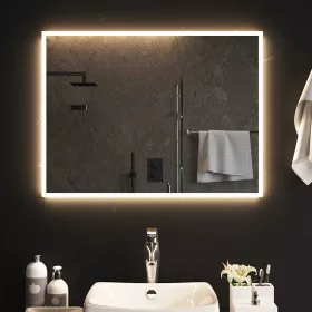 LED-es fürdőszobatükör 80x60 cm