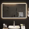 LED-es fürdőszobatükör 100x60 cm