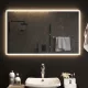 LED-es fürdőszobatükör 100x60 cm