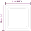 LED-es fürdőszobatükör 50x50 cm