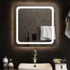 LED-es fürdőszobatükör 60x60 cm