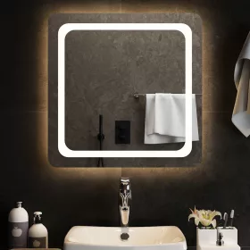 LED-es fürdőszobatükör 60x60 cm