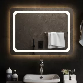LED-es fürdőszobatükör 80x60 cm