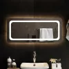 LED-es fürdőszobatükör 90x40 cm