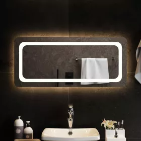 LED-es fürdőszobatükör 90x40 cm