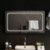 LED-es fürdőszobatükör 90x50 cm