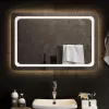 LED-es fürdőszobatükör 90x60 cm