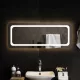 LED-es fürdőszobatükör 100x40cm