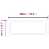 LED-es fürdőszobatükör 100x40cm