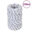 Fehér polipropilén hajókötél 2 mm 250 m