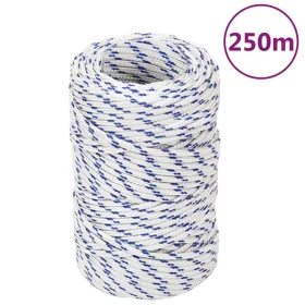 Fehér polipropilén hajókötél 2 mm 250 m