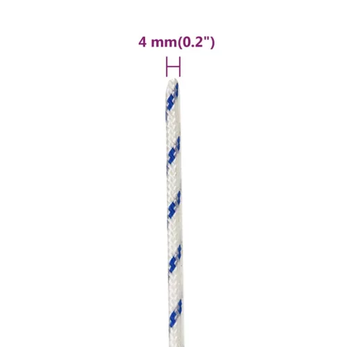Fehér polipropilén hajókötél 4 mm 500 m