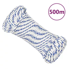 Fehér polipropilén hajókötél 5 mm 500 m