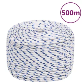 Fehér polipropilén hajókötél 10 mm 500 m
