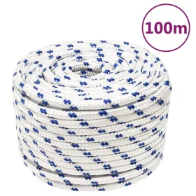 Fehér polipropilén hajókötél 14 mm 100 m