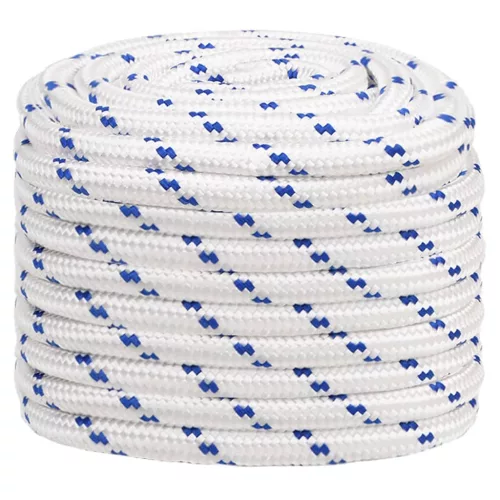 Fehér polipropilén hajókötél 20 mm 100 m