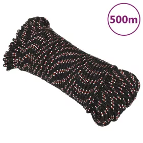 Fekete polipropilén hajókötél 5 mm 500 m