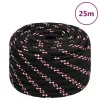 Fekete polipropilén hajókötél 20 mm 25 m