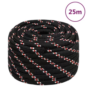 Fekete polipropilén hajókötél 20 mm 25 m