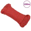 Piros polipropilén hajókötél 3 mm 100 m